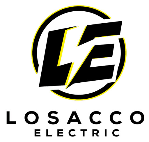 losacco-electric A logo for Losacco Electric, featuring bold initials "LE" with a circular design, and the text "Losacco Electric" below it.